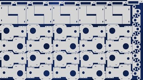 sheet metal nest layout